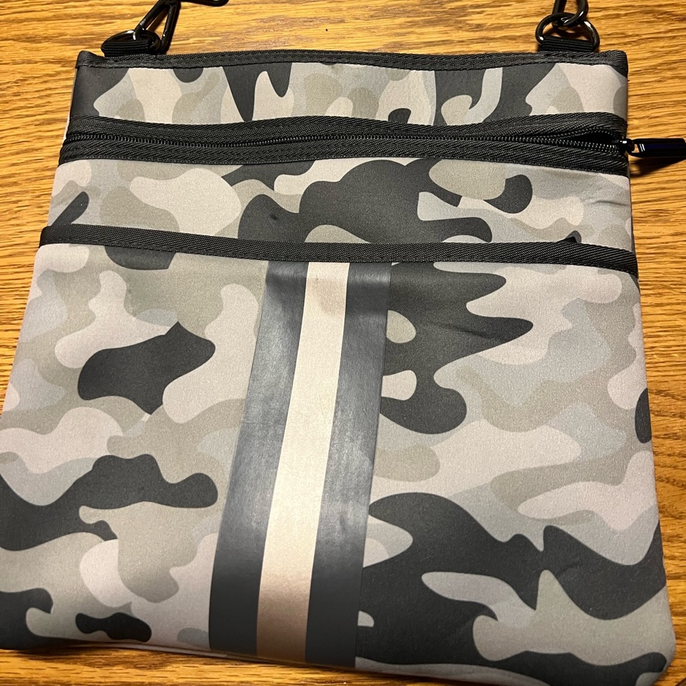 Haute Shore camo cross body